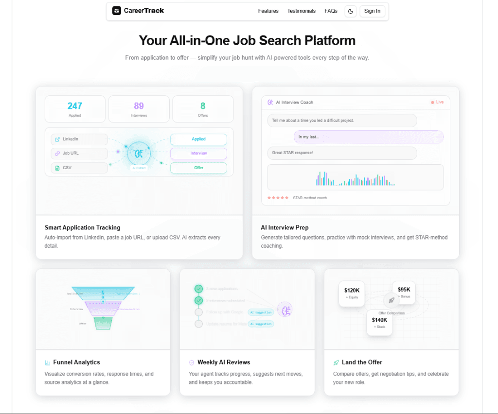 All-in-One Job Search Platform — Feature Architecture